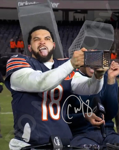 Caleb williams auto 8x10 foto - caleb,