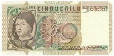 5000 LIRE RITRATTO D'UOMO