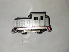 Vintage Rivarossi loco diesel da manovra 2 assi Baltimora & Ohio, livrea argento