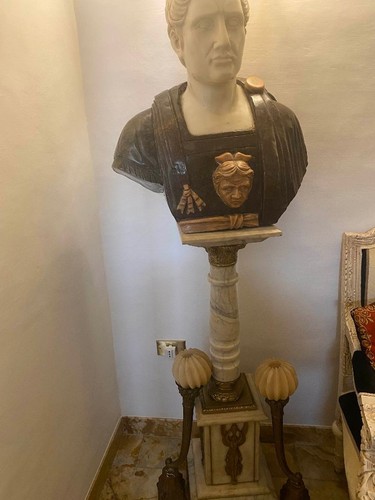 Statua busto marmo - busto,