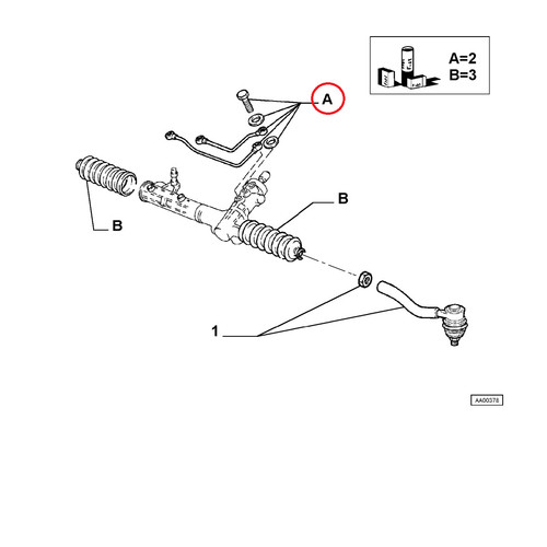 Kit servosterzo fiat coupe - servosterzo,
