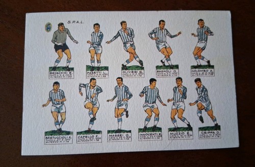 Cartolina calcio spal - cartolina,
