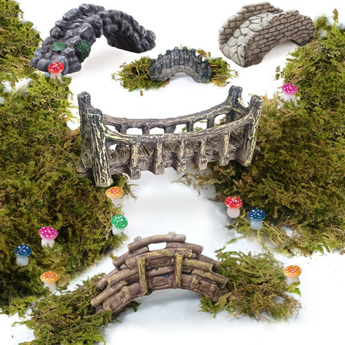 Ponte miniatura muschio - ponte, miniatura,