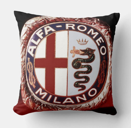 Cuscino 40x40 tributo alfa - cuscino,
