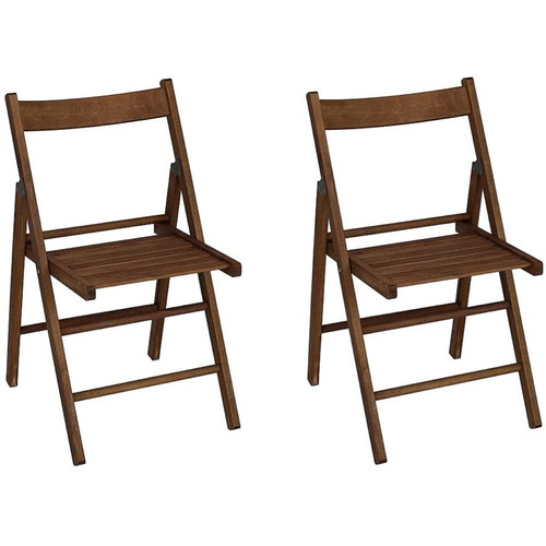 Sedia pieghevole legno - pieghevole, noce