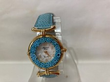 OROLOGIO DA DONNA VETRO DI MURANO GLASS  MOSAICO VENEZIANO 18K GOLD PLATED.
