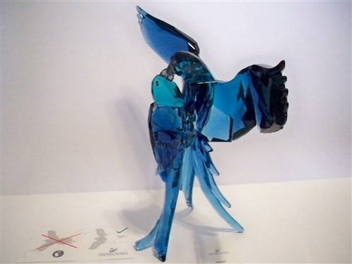Swarovski pappagalli blu - pappagalli,