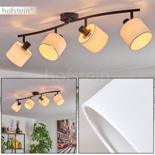 4-flammige Decken Lampe Stoff