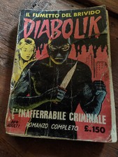 Fumetto Diabolik n 2 originale