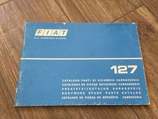 FIAT 127 1975 CATALOGO PARTI RICAMBIO MANUALE RICAMBI CARROZZERIA 60310418 1 ED.