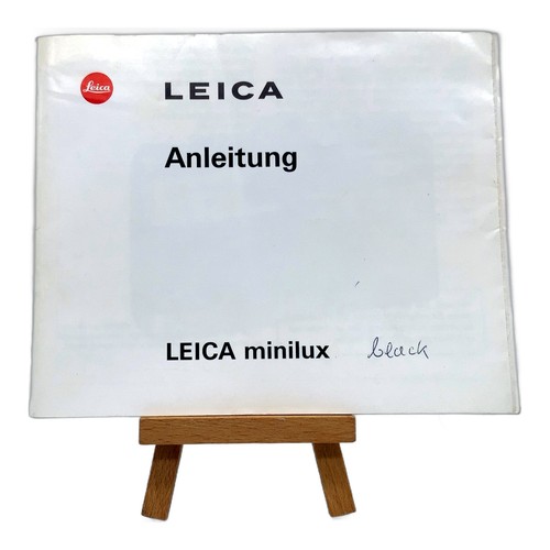 Leica minilux manuale - leica,