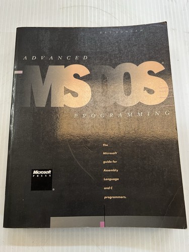 Advanced dos programming - advanced,