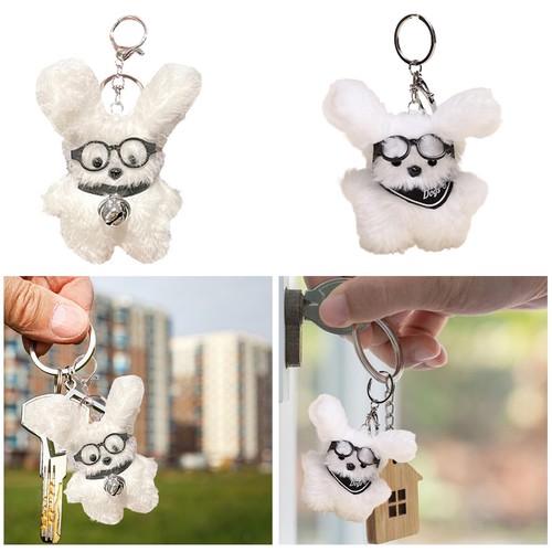 Portachiavi peluche con - in,