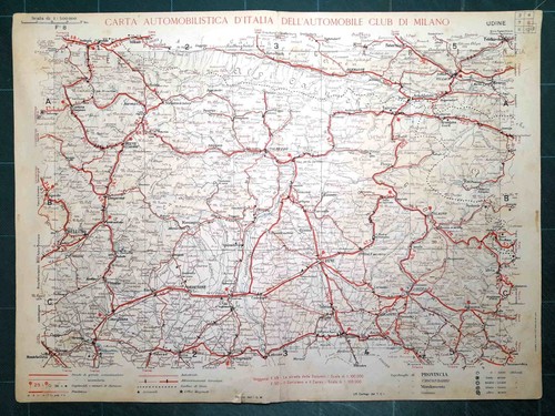 Carta geografica stradale