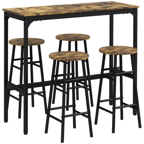 Homcom set tavolo sedie in - sedie,