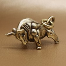 Portachiavi toro ottone