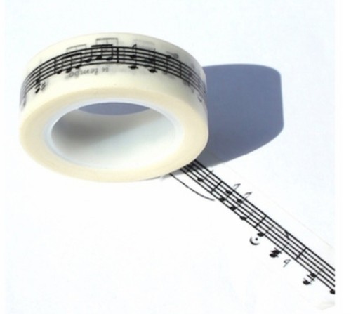 Note musicali washi tape - musicali,