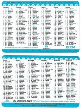 CALENDARIO TASCABILE - LEGA