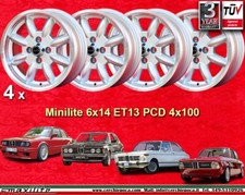 4 Cerchi BMW Opel VW Minilite