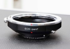 adattatore Canon EOS-PEN F per Olympus half frame pen-f pen-ft mezzo formato