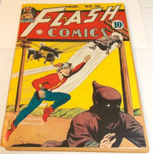 FLASH COMICS # 20 1942 senza