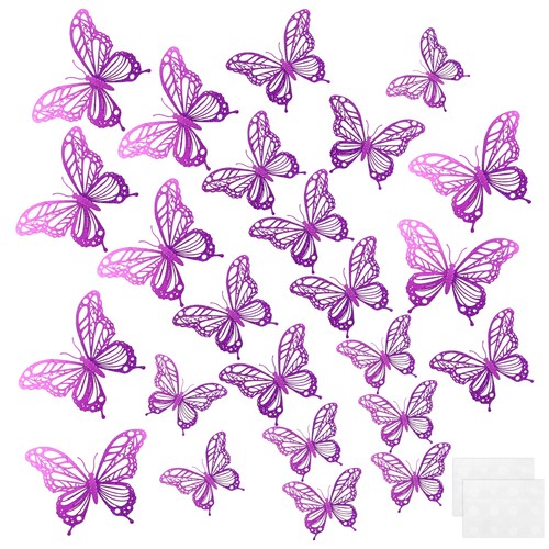 Butterflies wall stickers - 3d,