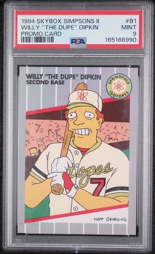 1994 skybox simpsons carta - 1994,