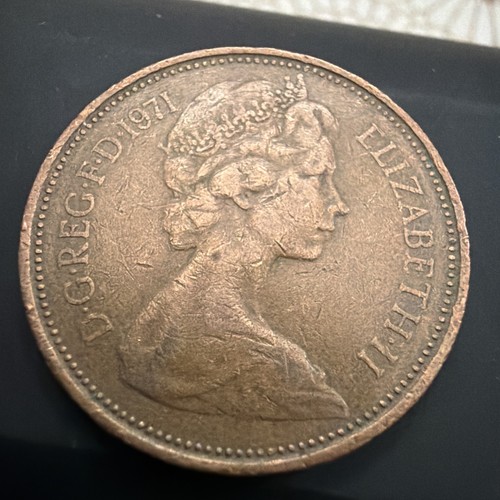 Moneta pence 1971 nuova - 2p,