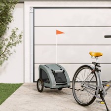 vidaXL Rimorchio da Bici per