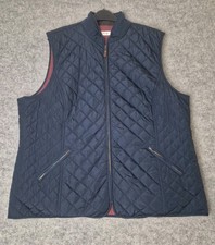 Gilet trapuntato Orvis Navy