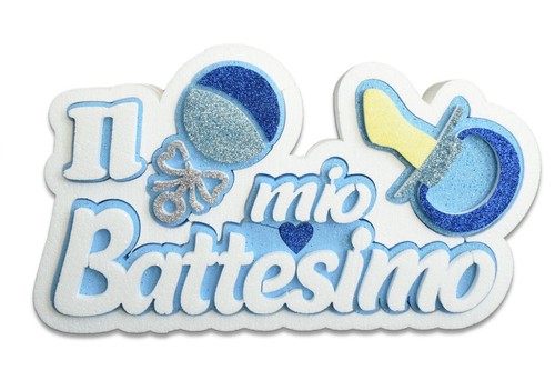 Scritta mio battesimo con - battesimo,