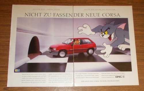 Rara pubblicità opel - rara,