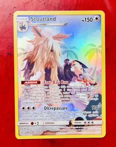 Lotto carte pokemon stoutland - pokemon,
