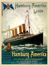 Poster viaggio steamer - da,