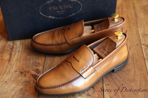 Scarpe prada pelle marrone - pelle,