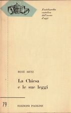 Enciclopedia cattolica dell'uomo d'oggi paoline la chiesa e le sue leggi