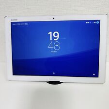 Tablet SONY XPERIA Z4 SOT31 32GB Android 10.1 pollici SIM bloccato bianco tes...