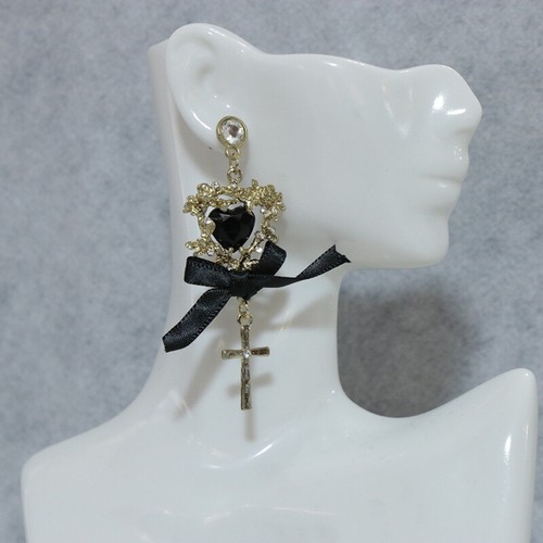 Orecchini vintage fiore amore - orecchini,