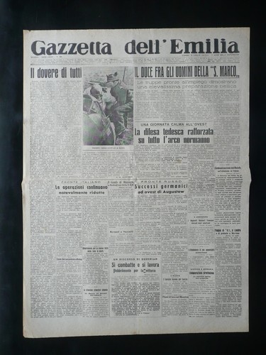 Gazzetta dell emilia anno - gazzetta, dell'emilia