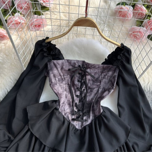 Abito strati lady stile - a,