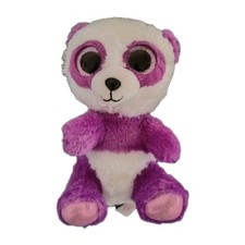 Peluche Panda Viola Ty 15cm Boom Boom pupazzo originale Ty plush soft toys