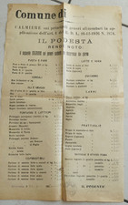 ce manifesto comune di mariglianella calmiere sui generi alimentari 1927