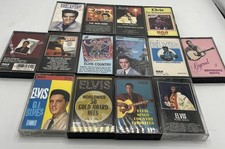 Elvis Presley  Cassette Tape Lot 14 Total - Gold, County, Rock n Roll & More
