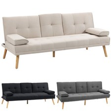 HOMCOM Divano Letto 3 Posti