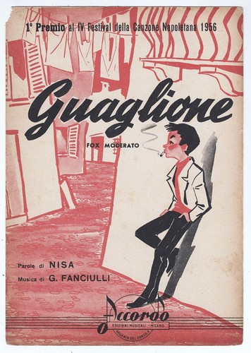 Spartito guaglione fanciulli - guaglione,