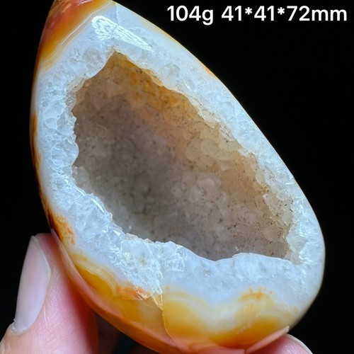 104g agata geode rossa - 104g,