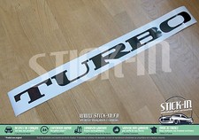 Autocollant TURBO 5 Alpine R5 vitre arrière stickers rear windows decal