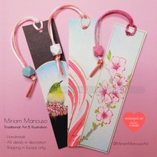 3 Painted Bookmarks Segnalibri