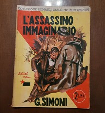 L'assassino immaginario  ( G.Simoni ) Gialli K ( edizioni Edital ) 1940