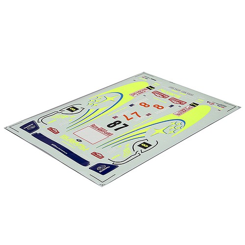 Foglio decalcomania corsa